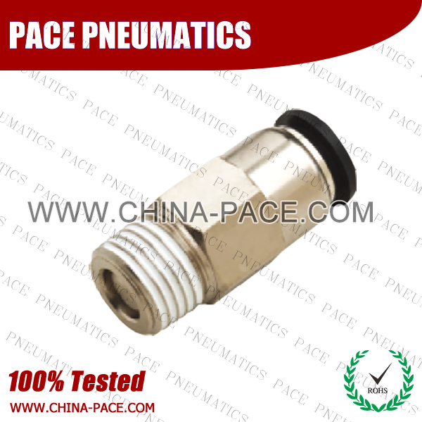 Male Straight Check Valve, Push To Connect Check Valve, One Way Check Valve